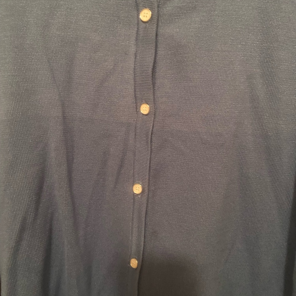 NWT Plus Size Blue Cardigan - Picture 2 of 6